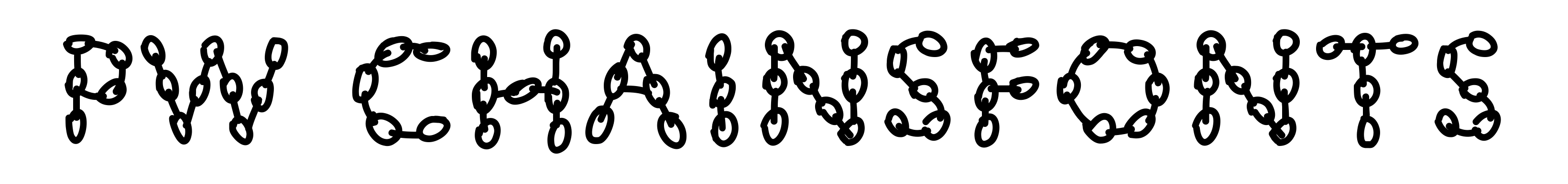 PW Chainsfonts