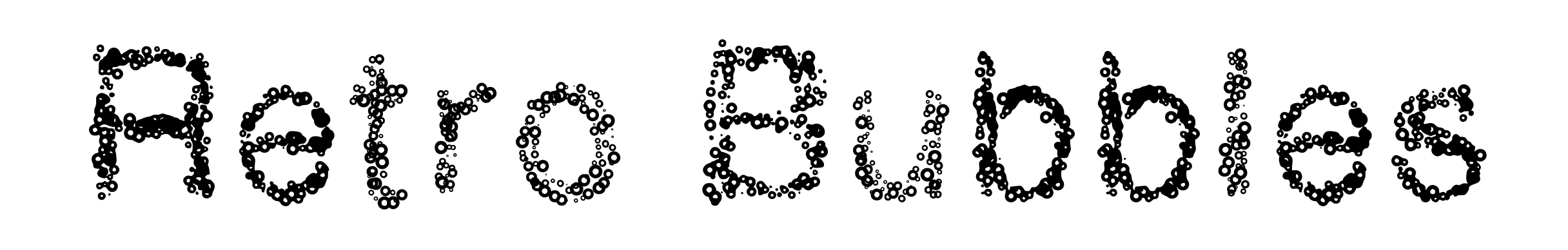 Retro Bubbles