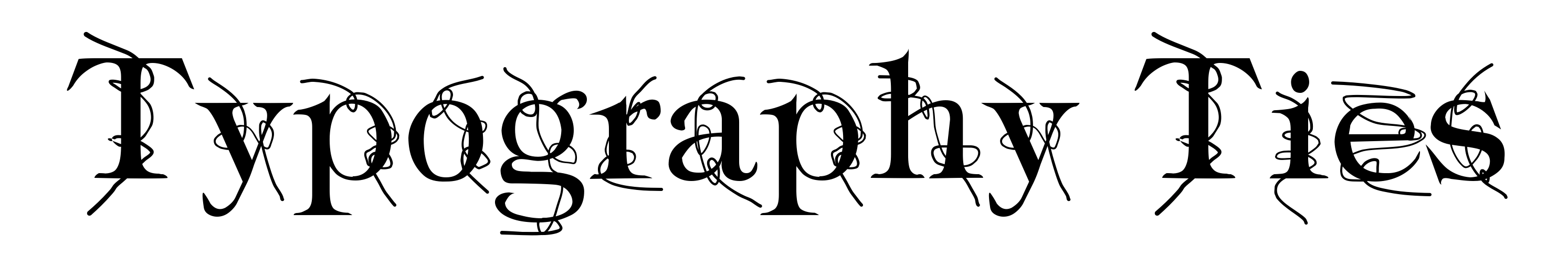 Typography Ties