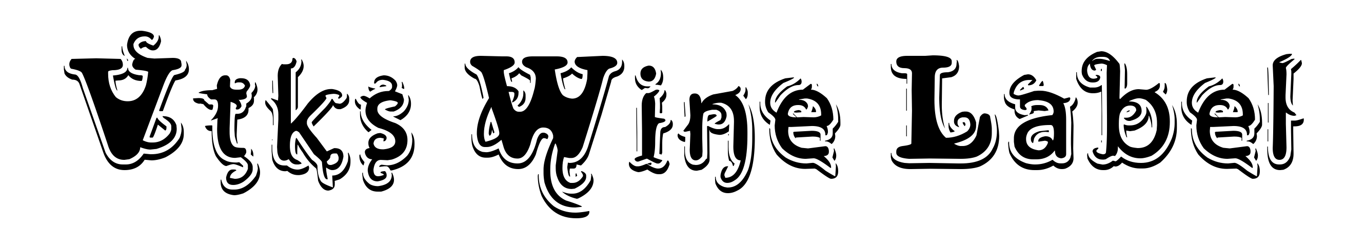 Vtks Wine Label