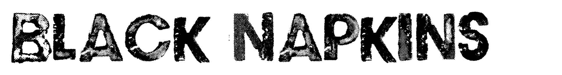Black Napkins
