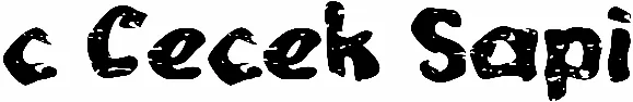 c Cecek Sapi