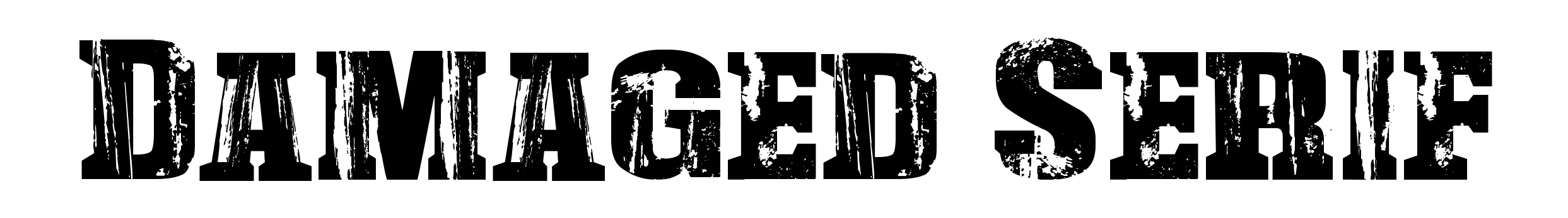Damaged Serif