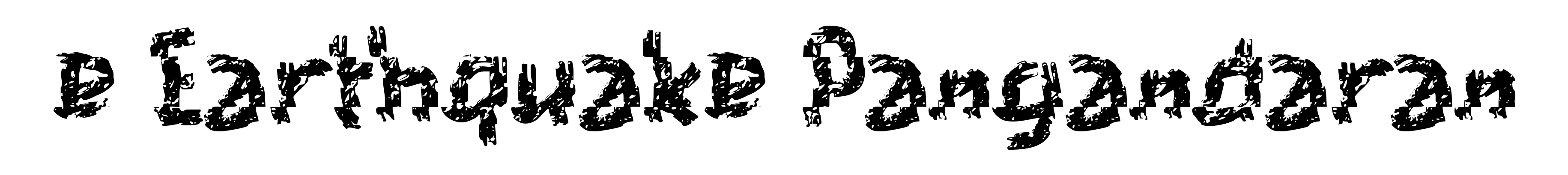 e Earthquake Pangandaran