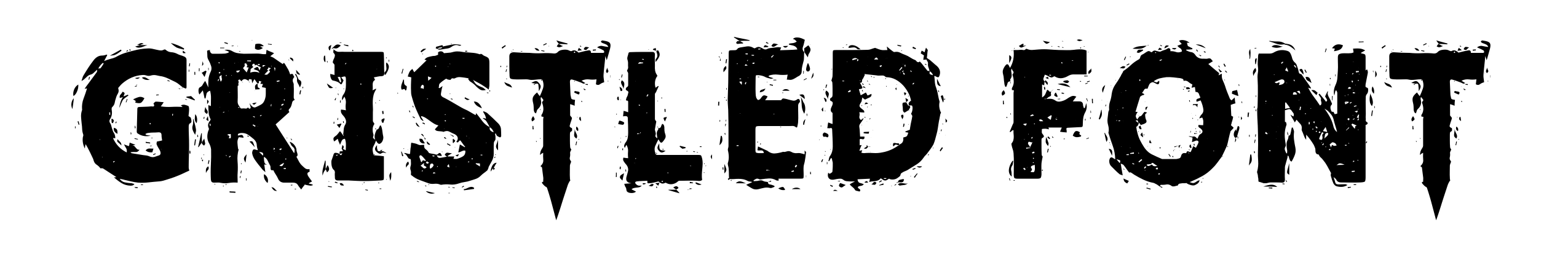 Gristled Font