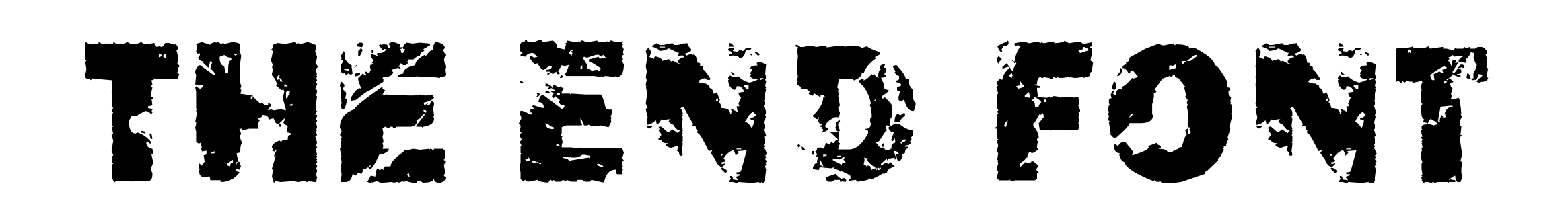 The End Font