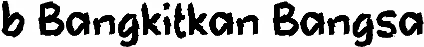 b Bangkitkan Bangsa