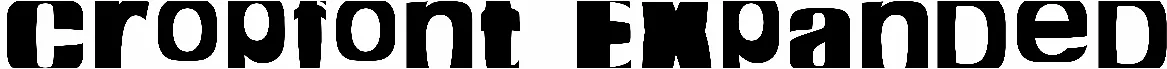 Cropfont Expanded