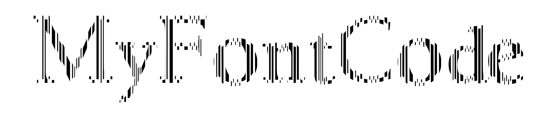 MyFontCode