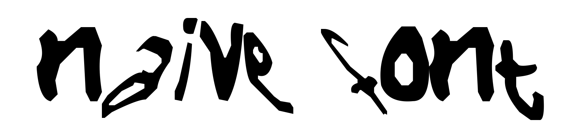 Naive Font