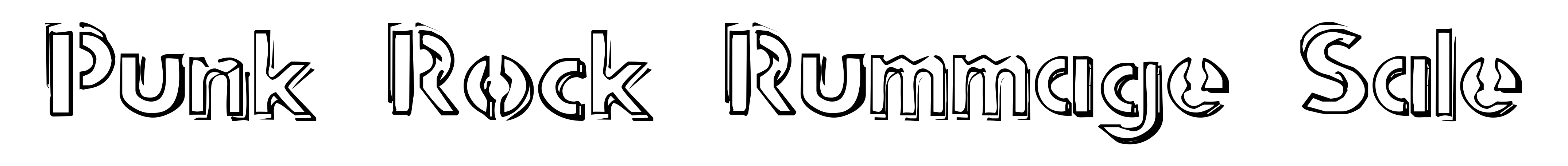 Punk Rock Rummage Sale