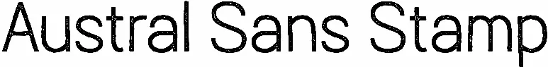 Austral Sans Stamp