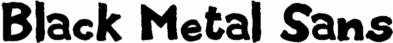 Black Metal Sans