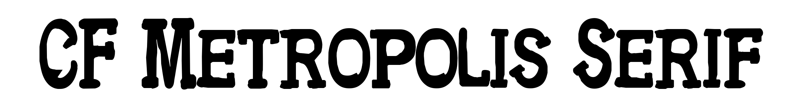 CF Metropolis Serif