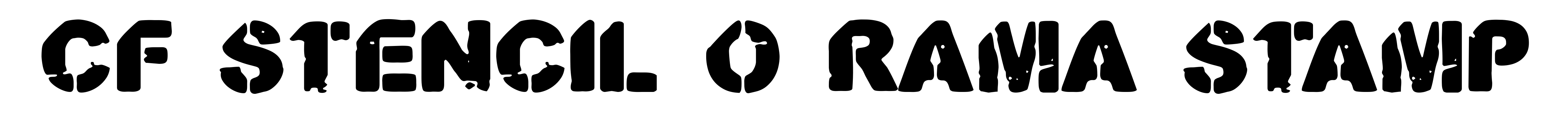 CF Stencil O Rama Stamp