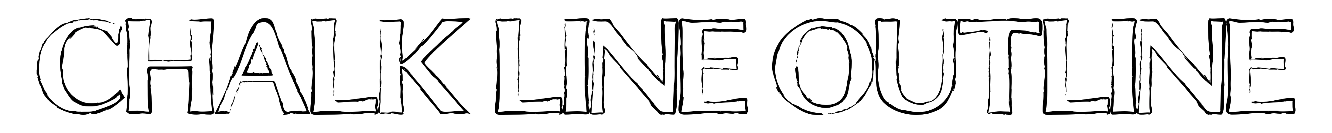 Chalk Line Outline