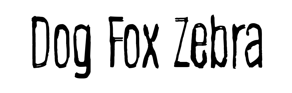 Dog Fox Zebra