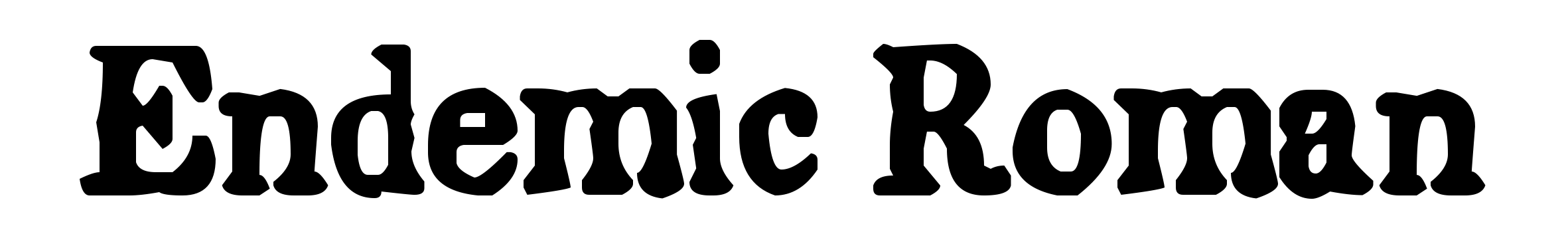Endemic Roman