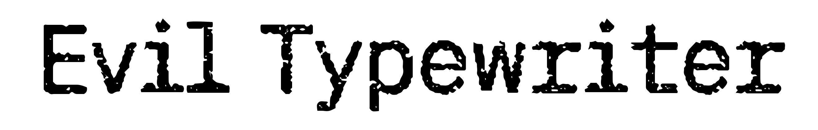 Evil Typewriter