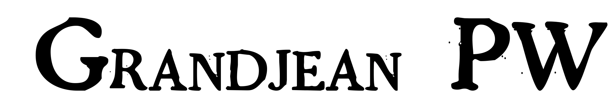 Grandjean PW