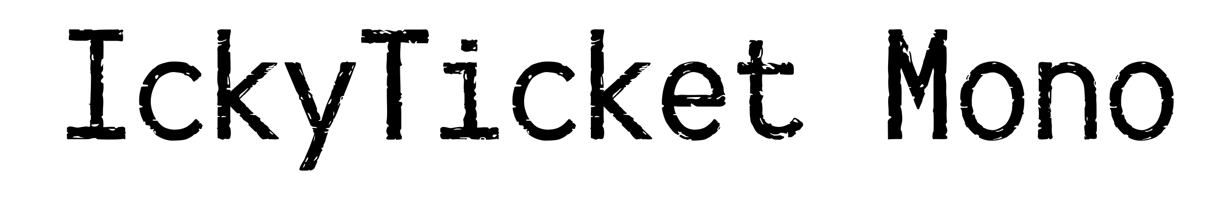 IckyTicket Mono