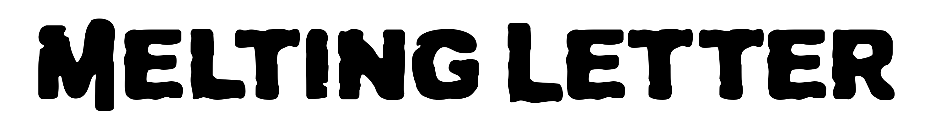Melting Letter