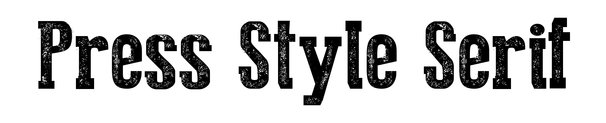 Press Style Serif