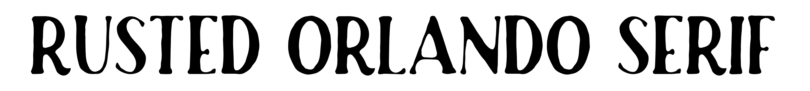 Rusted Orlando Serif