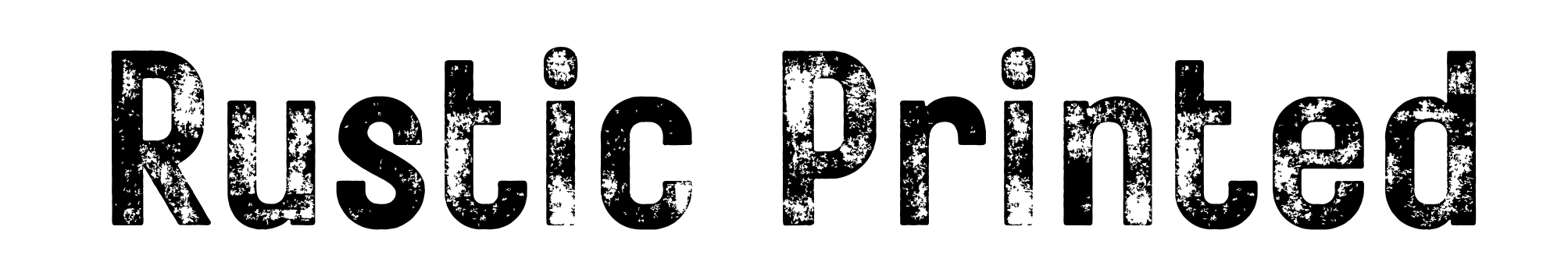Rustic Printed