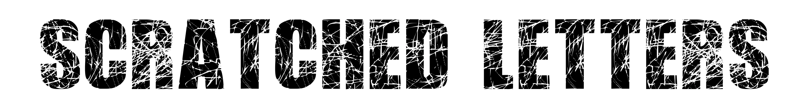 Scratched Letters