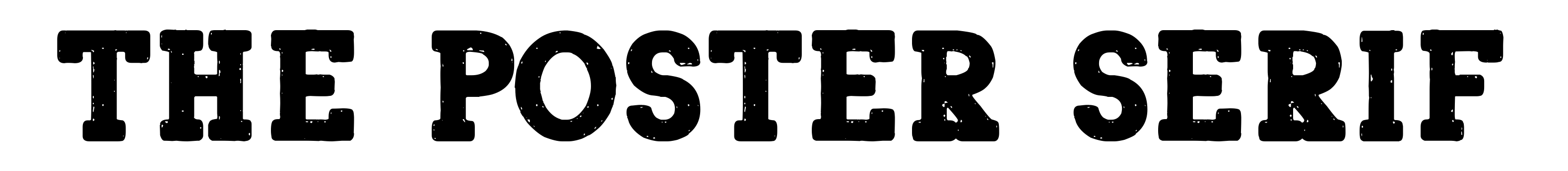 The Poster Serif