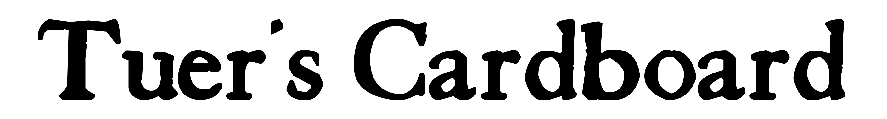 Tuer's Cardboard