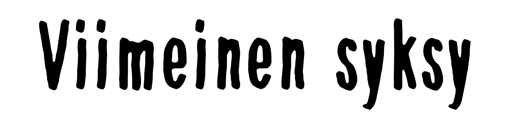 Viimeinen syksy