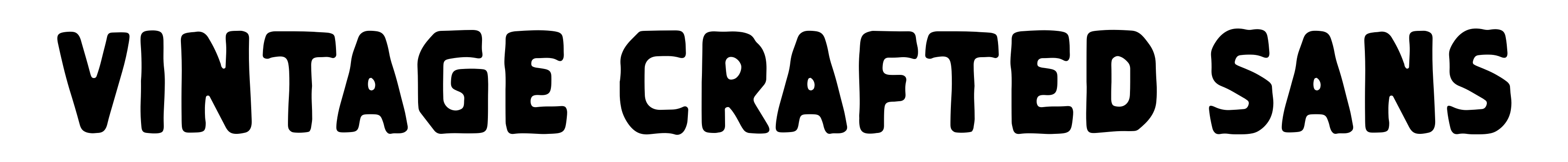 Vintage Crafted Sans