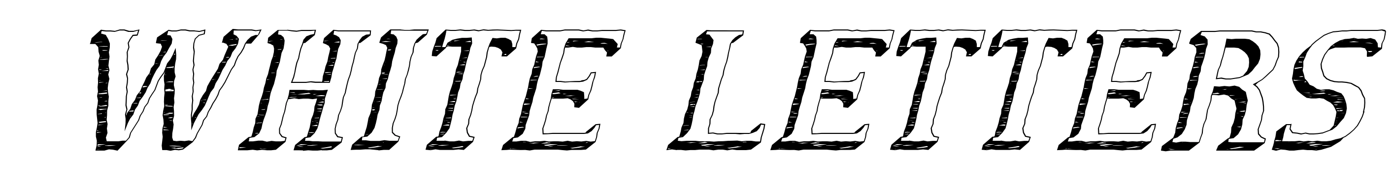 White Letters