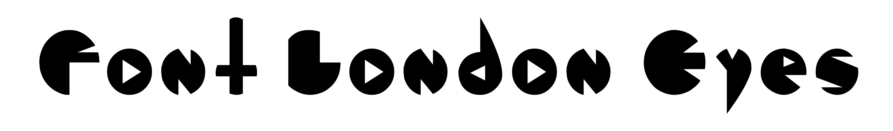 Font London Eyes