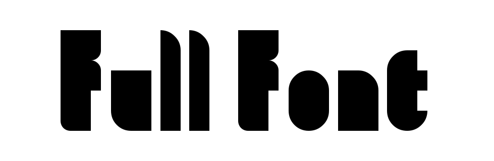 Full Font
