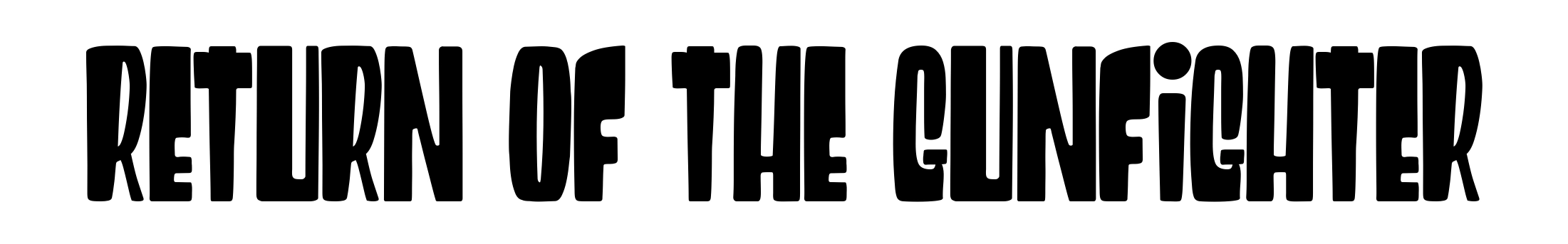 Return of the Gunfighter