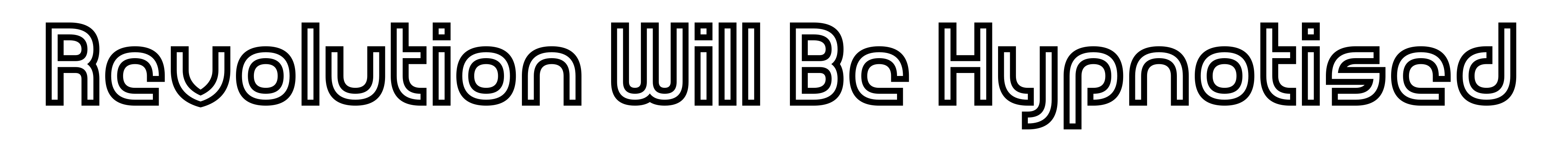 Revolution Will Be Hypnotised