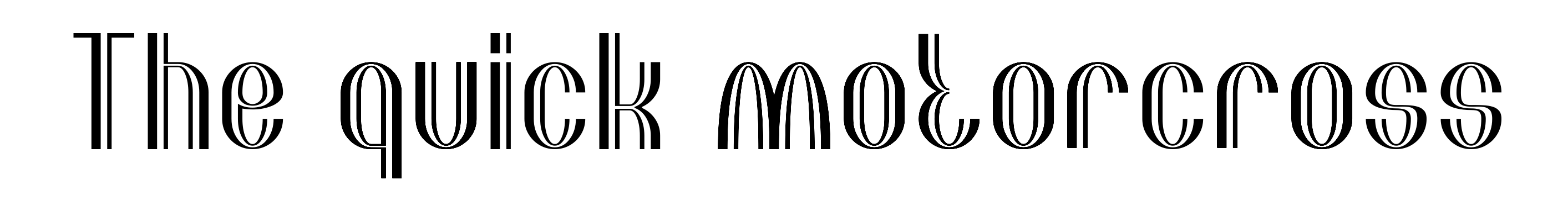 The quick motorcross