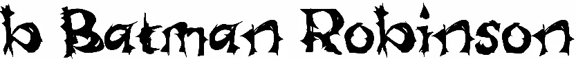 b Batman Robinson