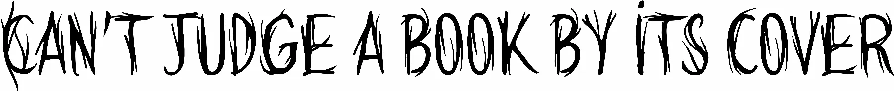 Can't judge a book by its cover