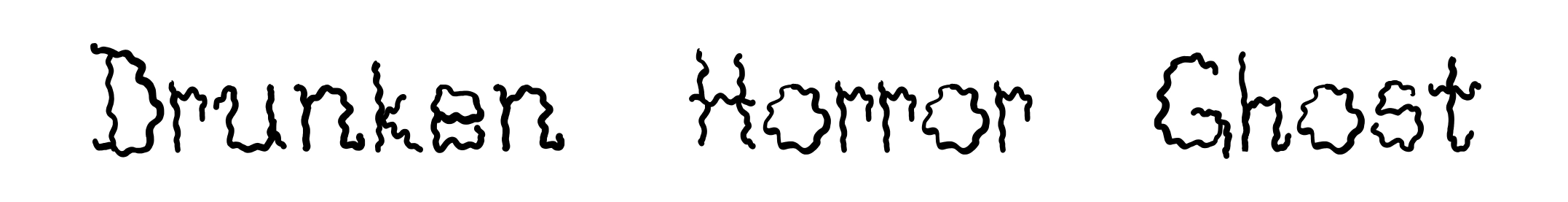 Drunken Horror Ghost