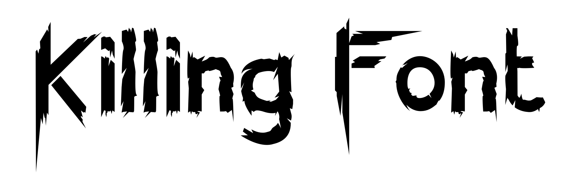 Killing Font