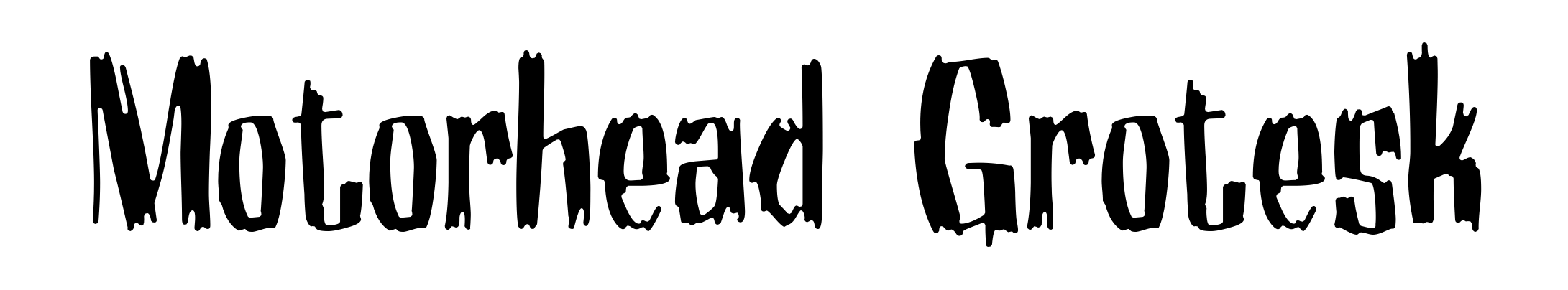 Motorhead Grotesk