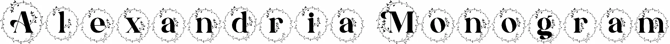 Alexandria Monogram