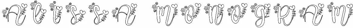 Alissa Monogram