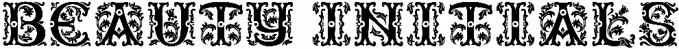 Beauty Initials
