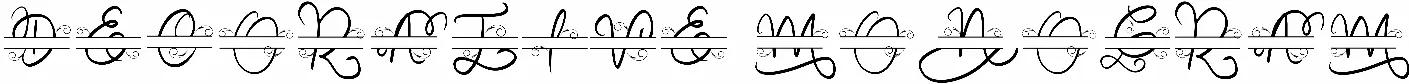 Decorative Monogram
