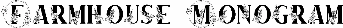 Farmhouse Monogram